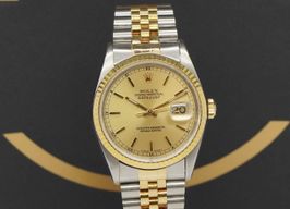 Rolex Datejust 36 16233 (1995) - Goud wijzerplaat 36mm Goud/Staal