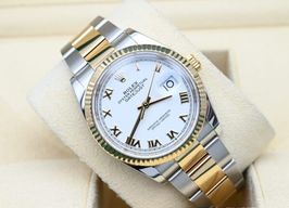 Rolex Datejust 36 126233 (2021) - White dial 36 mm Gold/Steel case