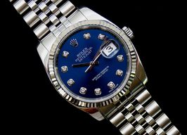 Rolex Datejust 36 116234 (Onbekend (willekeurig serienummer)) - Blauw wijzerplaat 36mm Staal