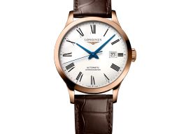 Longines Record L2.820.8.11.2 (2025) - White dial 39 mm Rose Gold case