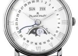 Blancpain Villeret Quantième Complet 6654-1127-55B (2025) - White dial 41 mm Steel case