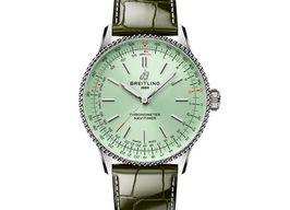 Breitling Navitimer A17327361L1P1 (2025) - Groen wijzerplaat 36mm Staal
