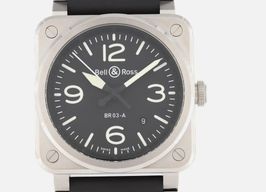Bell & Ross BR 03 BR03A-D-BL-ST/SRB (2025) - Black dial Steel case