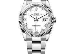 Rolex Datejust 36 126234 (2025) - Wit wijzerplaat 36mm Staal