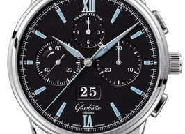 Glashütte Original Senator Chronograph Panorama Date 1-37-01-03-02-35 (2026) - Zwart wijzerplaat 42mm Staal
