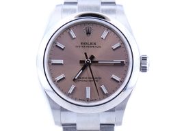 Rolex Oyster Perpetual 34 124200 (2024) - Zwart wijzerplaat 34mm Staal