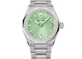 Zenith Defy Skyline 03.9400.670/61.I001 (2024) - Green dial 36 mm Steel case