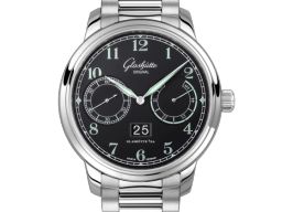 Glashütte Original Senator Observer 100-14-07-02-70 (2026) - Zwart wijzerplaat 44mm Staal