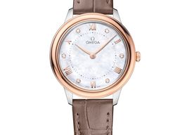 Omega De Ville 434.23.30.60.55.001 (2025) - Wit wijzerplaat 30mm Goud/Staal