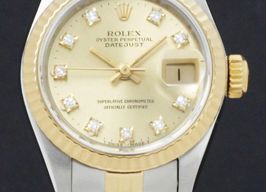 Rolex Lady-Datejust 69173 (1989) - Gold dial 26 mm Gold/Steel case