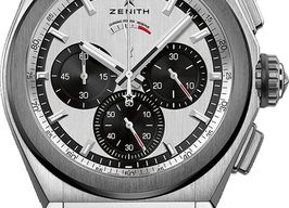 Zenith Defy El Primero 95.9005.9004/01.R782 (2022) - Zilver wijzerplaat 44mm Titanium