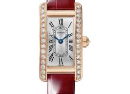 Cartier Tank Américaine WJTA0058 (2026) - Silver dial 15 mm Rose Gold case
