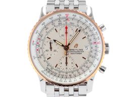 Breitling Navitimer U13324 (Unknown (random serial)) - White dial 41 mm Gold/Steel case
