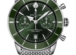 Breitling Superocean Heritage 42 AB0156361L1A1 (2026) - Groen wijzerplaat 44mm Staal