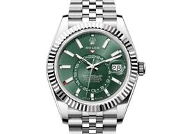 Rolex Sky-Dweller 336934 (2024) - Groen wijzerplaat 42mm Goud/Staal