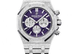 Audemars Piguet Royal Oak Chronograph 26331BC (2019) - Paars wijzerplaat 41mm Witgoud