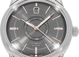 Longines Conquest Heritage L1.648.4.62.2 (2024) - Grey dial 38 mm Steel case