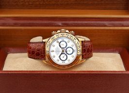 Rolex Daytona 16518 (1996) - Wit wijzerplaat 40mm Geelgoud