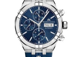 Maurice Lacroix Aikon AI6038-SS00B-430-4 (2024) - Blue dial 44 mm Steel case