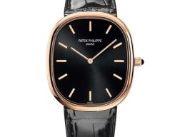 Patek Philippe Golden Ellipse 5738R-001 (2025) - Black dial 35 mm Rose Gold case