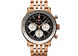 Breitling Navitimer 1 B01 Chronograph RB0138211B1R1 (2025) - Zwart wijzerplaat 43mm Roodgoud