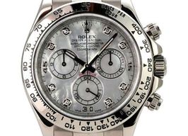 Rolex Daytona 116509 (2009) - Pearl dial 40 mm White Gold case
