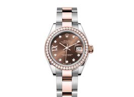 Rolex Lady-Datejust 279381RBR-0004 (2024) - Brown dial 28 mm Steel case