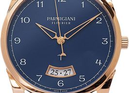 Parmigiani Fleurier Tonda PFS222-1000601-HA3131 (2021) - Blue dial Unknown Yellow Gold case