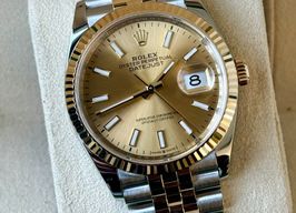 Rolex Datejust 36 126233 (2020) - Champagne wijzerplaat 36mm Staal