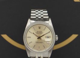 Rolex Datejust 36 16220 (1993) - Zilver wijzerplaat 36mm Staal