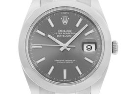 Rolex Datejust 41 126300 (2021) - Grijs wijzerplaat 41mm Staal