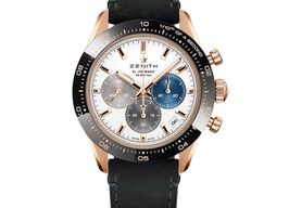 Zenith Chronomaster Sport 18.3100.3600/69.C920 (2024) - Wit wijzerplaat 41mm Roségoud