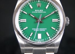 Rolex Oyster Perpetual 36 126000 (2022) - Green dial 36 mm Steel case