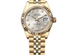 Rolex Lady-Datejust 279178 (2025) - Zilver wijzerplaat 28mm Geelgoud