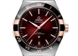 Omega Constellation 131.23.41.21.11.001 (2024) - Red dial 41 mm Steel case