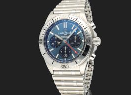 Breitling Chronomat 42 AB0134101C1A1 (2022) - Blauw wijzerplaat 42mm Staal
