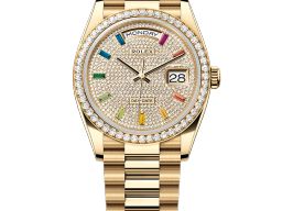 Rolex Day-Date 36 128348RBR (2025) - Diamant wijzerplaat 36mm Geelgoud