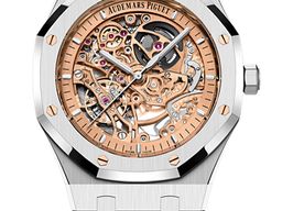 Audemars Piguet Royal Oak Double Balance Wheel Openworked 15407ST.OO.1220ST.02 (2025) - Transparent dial 41 mm Steel case