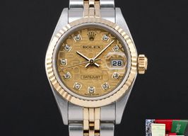 Rolex Lady-Datejust 79173 (2000) - Champagne wijzerplaat 26mm Goud/Staal