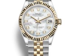 Rolex Datejust 31 278273 (2021) - Pearl dial 31 mm Gold/Steel case