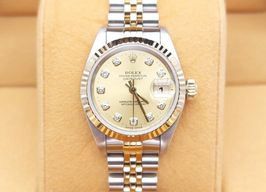 Rolex Lady-Datejust 69173 (1999) - Champagne dial 26 mm Gold/Steel case