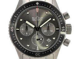 Blancpain Fifty Fathoms Bathyscaphe 5200-1210-98S (2023) - Grey dial 44 mm Titanium case