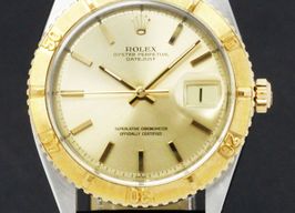 Rolex Datejust Turn-O-Graph 1625 (1966) - Gold dial 36 mm Gold/Steel case