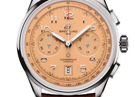 Breitling Premier AB0145331K1P2 (2024) - Orange dial 42 mm Steel case