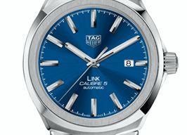 TAG Heuer Link Calibre 5 WBC2112.BA0603 (2025) - Blue dial 41 mm Steel case