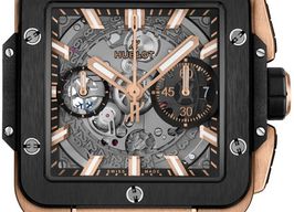 Hublot Square Bang 821.OM.0180.RX (2026) - Transparent dial 42 mm Rose Gold case