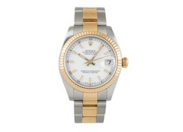 Rolex Lady-Datejust 178273 (2005) - White dial 31 mm Gold/Steel case