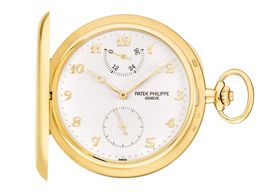 Patek Philippe Pocket watch 983J-001 (2025) - Silver dial 48 mm Yellow Gold case