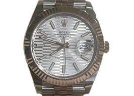 Rolex Datejust 41 126331 (2024) - Zilver wijzerplaat 41mm Staal