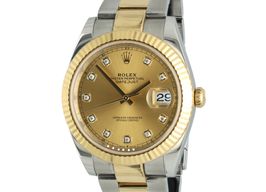 Rolex Datejust 41 126333 (2023) - Champagne dial 41 mm Gold/Steel case
